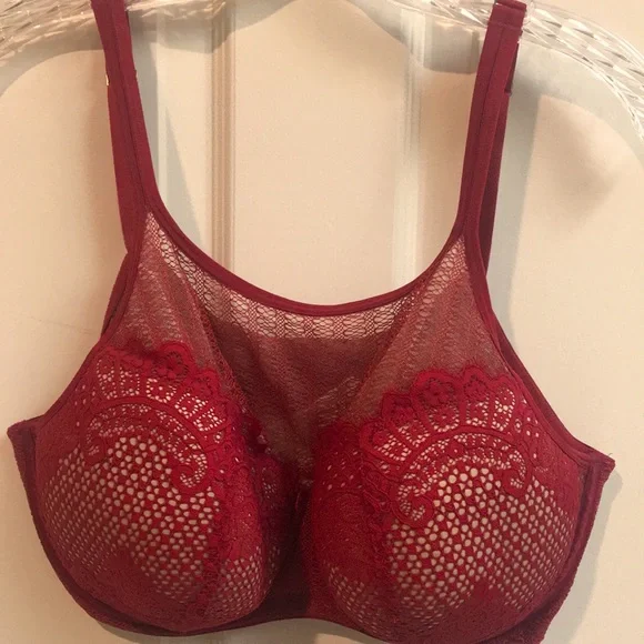 NWOT RED NET BRA❤️‍🔥 - Picture 2 of 8